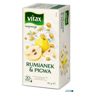 Herbata VITAX INSPIRATIONS Rumianek & Pigwa 20t *1,5g ziołowa bez zawieszki