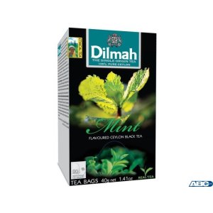 Herbata DILMAH MIĘTA (20 saszetek) czarna