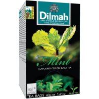 Herbata DILMAH MIĘTA (20 saszetek) czarna