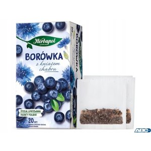 Herbata HERBAPOL Borówka z kwiatem Chabru 20tb