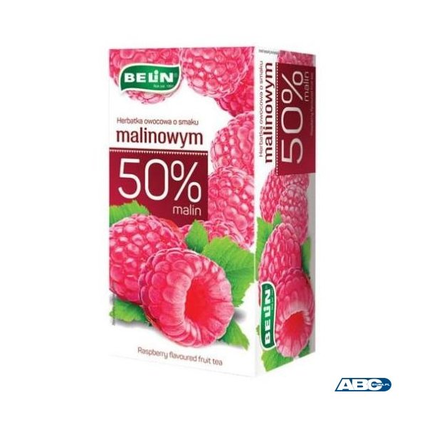 Herbata BELIN malinowa 20t owocowa