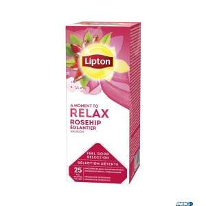 Herbata LIPTON RELAX ROSEHIP INFUSION (dzika róża) 25k.fol owocowa