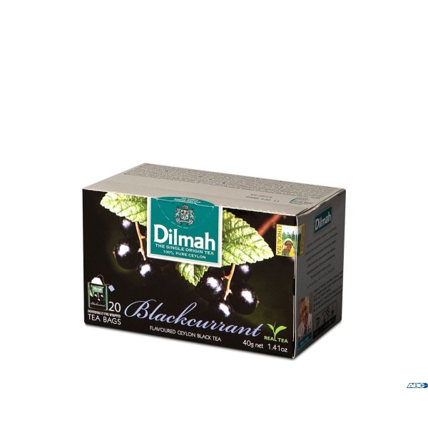 Herbata DILMAH Czarna porzeczka 20t owocowa