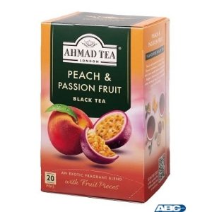 Herbata AHMAD TEA PEACH & PASSION FRUIT 20kopert czarna