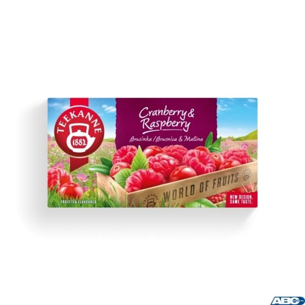 Herbata TEEKANNE żurawina i malina 20 kopert