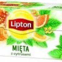 Herbata LIPTON MIĘTA Z CYTRUSAMI 20 saszetek