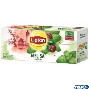 Herbata LIPTON MELISA Z WIŚNIĄ 20t ziołowa