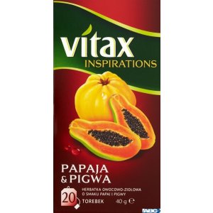 Herbata VITAX INSPIRATIONS Papaja & Pigwa 20tb*2g