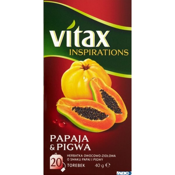 Herbata VITAX INSPIRATIONS Papaja & Pigwa 20tb*2g