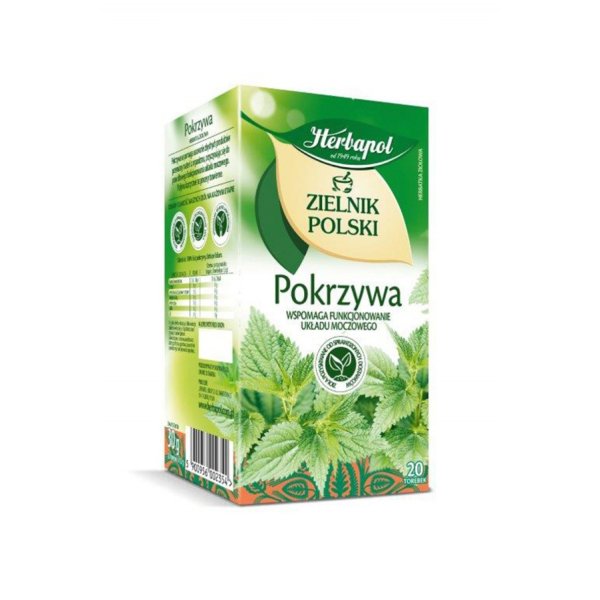 Herbata HERBAPOL Zielnik Polski, pokrzywa, 20 torebek