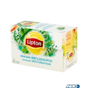 Herbata LIPTON MIĘTA Z EUKALIPTUSEM 20 saszetek