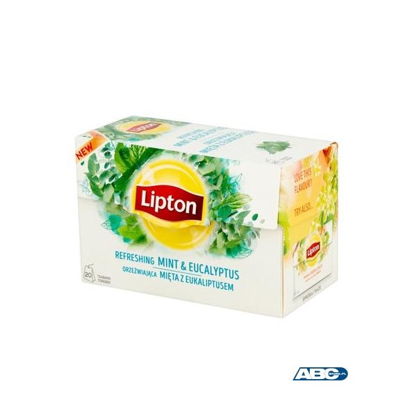 Herbata LIPTON MIĘTA Z EUKALIPTUSEM 20 saszetek
