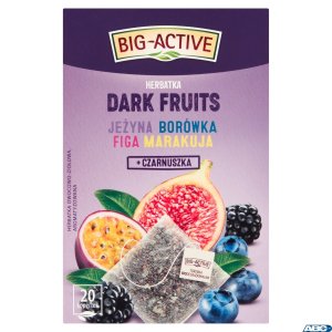 Herbata BIG-ACTIVE DARK FRUTIS 20 kopert / 45g owocowo-ziołowa