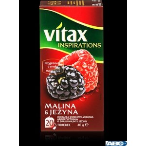 Herbata VITAX INSPIRATIONS MALINA&JEŻYNA 20t*2g zawieszka