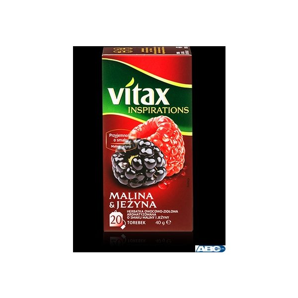 Herbata VITAX INSPIRATIONS MALINA&JEŻYNA 20t*2g zawieszka