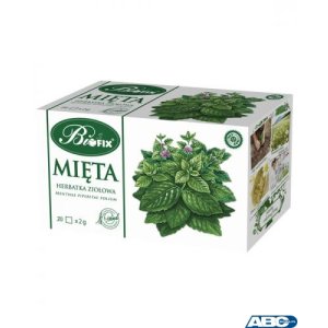Herbata BIOFIX mięta 20 kopert wspomagająca trawienie