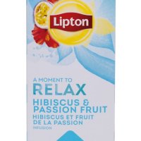 Herbata LIPTON Relax, hibiskus marakuja, 25 torebek