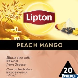 Herbata LIPTON PIRAMID PEACH Mango Brzoskwinia 20t