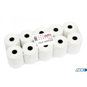 Rolki termiczne DOTTS 80x30m  (10szt) BPA FREE
