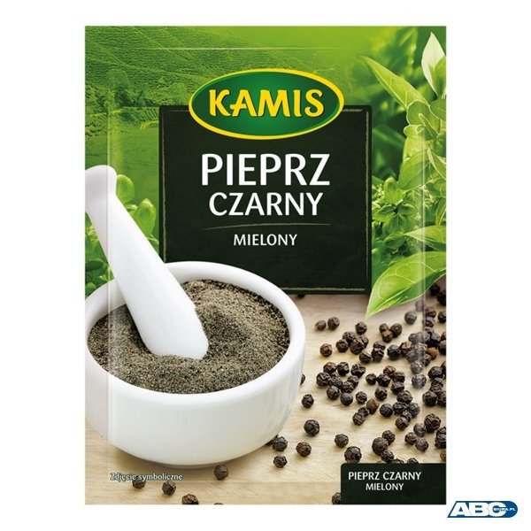 Pieprz czarny mielony KAMIS 16g