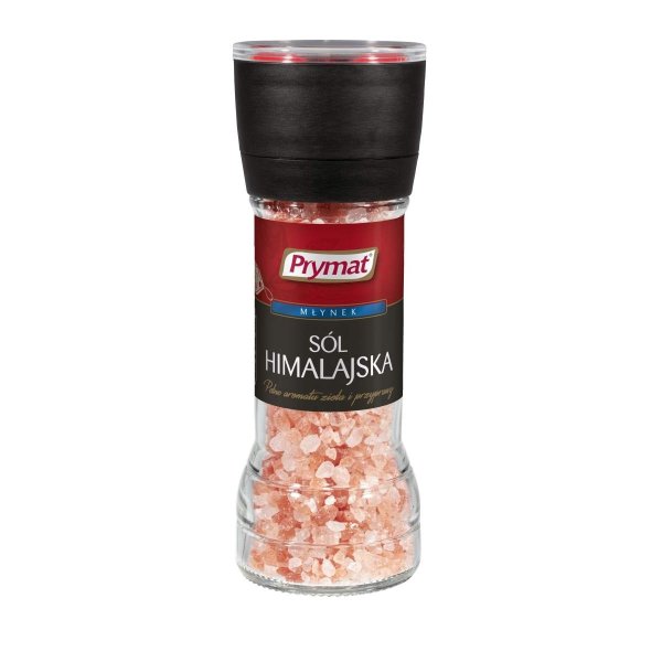 Sól himalajska PRYMAT, młynek, 110g