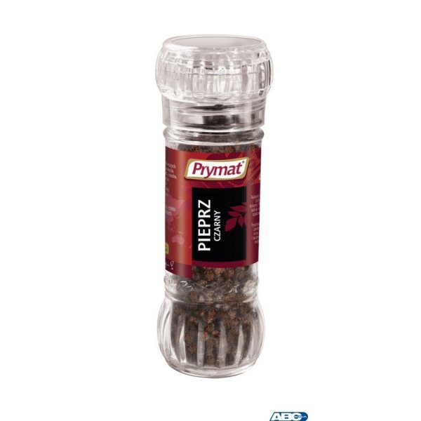 Pieprz czarny ziarnisty PRYMAT 47g młynek