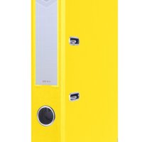 Segregator OFFICE PRODUCTS Officer z szyną, PP, A4/55mm, żółty