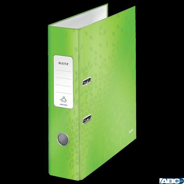 Segregator z mechanizmem WOW Leitz 180, A4/80mm, zielony 10050054 (X)
