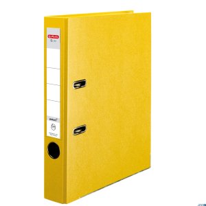Segregator A4 / 50 Q.FILE PP żółty 11167517 Herlitz