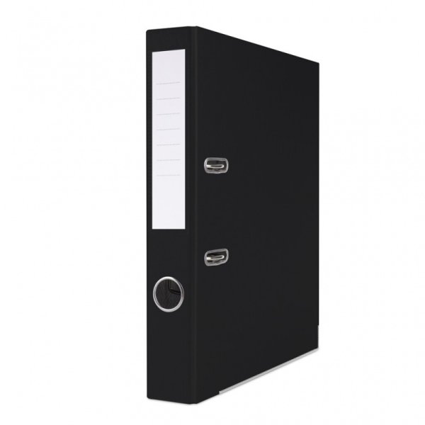 Segregator BASIC-S z szyną, PP, A4/50mm, czarny