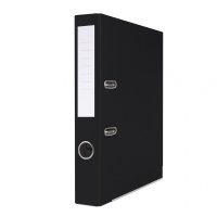 Segregator BASIC-S z szyną, PP, A4/50mm, czarny