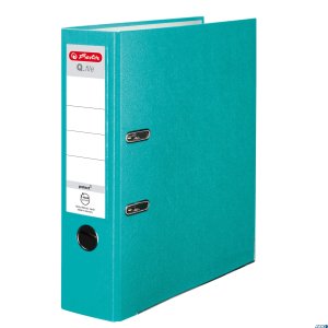 Segregator A4 / 80mm Q.FILE turkus 11178928 Herlitz