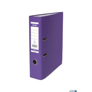 Segregator A4 50mm fioletowy, z szyną BANTEX 100551805