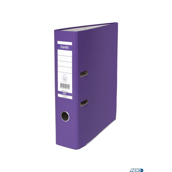Segregator A4 50mm fioletowy, z szyną BANTEX 100551805