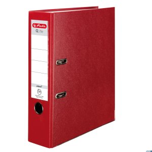 Segregator A4 / 80mm Q.FILE PP czerwony 11167426 Herlitz