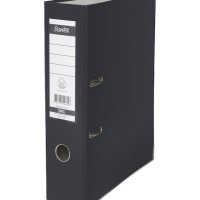 Segregator A4 80mm XXL grafitowy, z szyną BANTEX 100551795