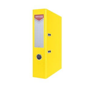 Segregator OFFICE PRODUCTS Officer, PP, A4 / 75mm, żółty