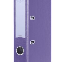 Segregator OFFICE PRODUCTS Officer z szyną, PP, A4/55mm, fioletowy