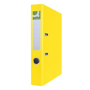 Segregator Q-CONNECT Hero, PP, A4 / 55mm, żółty