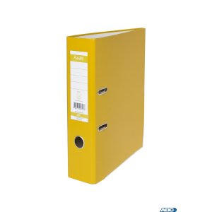 Segregator A4 80mm XXL żółty, z szyną BANTEX 100551786
