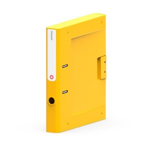 Segregator NEW BINDER MOXOM, plastikowy, A4 / 50mm,żółty
