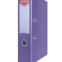 Segregator OFFICE PRODUCTS Officer z szyną, PP, A4/75mm, fioletowy
