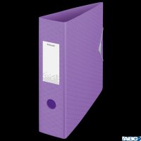 Segregator Esselte ColourBreeze, z polyfoamu A4, 82 mm, lawendowy 628428