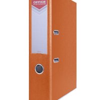 Segregator OFFICE PRODUCTS Officer z szyną, PP, A4/75mm, pomarańczowy