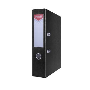 Segregator OFFICE PRODUCTS Officer, PP, A4 / 75mm, czarny