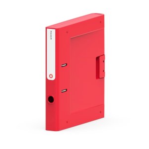 Segregator NEW BINDER MOXOM, plastikowy, A4 / 50mm, czerwony