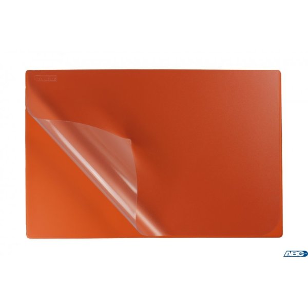 Podkład na biurko z folią 38x58 orange BIURFOL KPB-01-04