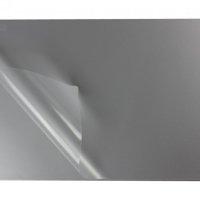 Podkład na biurko z folią 38x58 silver BIURFOL KPB-01-01