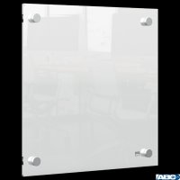Tablica akrylowa suchościeralna do zawieszania na ścianie Nobo Home 300x300mm  1915619
