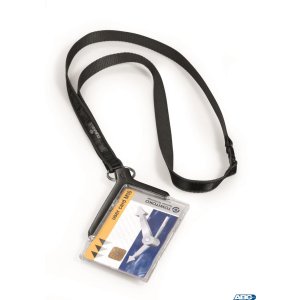 Identyfikator do karty z taśmą tekstylną Antracytowy 820758 DURABLE